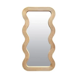 Miroirs Et Trumeaux<EMDE Miroir Vagues en Bois clair, Emdé