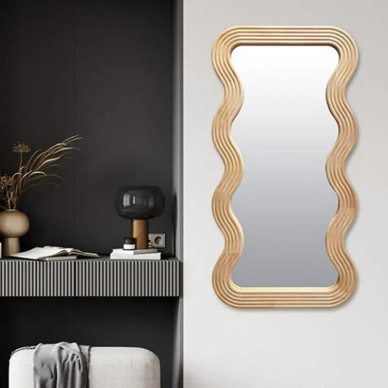 Miroirs Et Trumeaux<EMDE Miroir Vagues en Bois clair, Emdé
