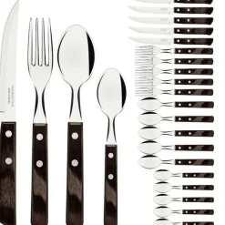 Ménagères Couverts<Tramontina Ménagère 24 pièces Polywood Brun,