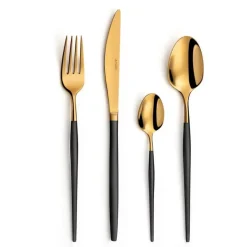 Ménagères Couverts<AMEFA Ménagère 24 pièces Soprano Or Noir,
