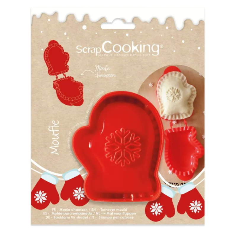 Moules À Pâtisserie<ScrapCooking Moule à chausson motif Moufle 3D,
