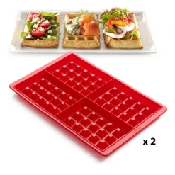 Moules Souples<LÉKUÉ Moule à gaufres, Lékué