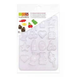 Le Chocolat<ScrapCooking Moule blister 16 bonbons et chocolats,