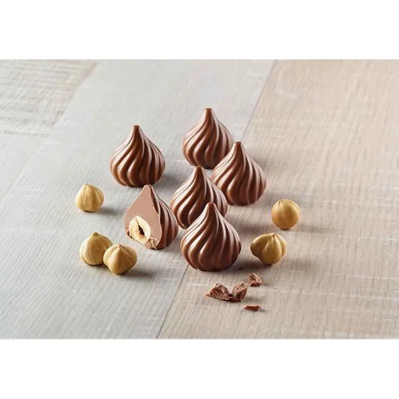 Le Chocolat|Moules Souples<SILIKOMART Moule chocolat Choco flame,