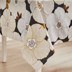 Nappes<Nydel Paris Nappe coton enduit Anémone Navy,