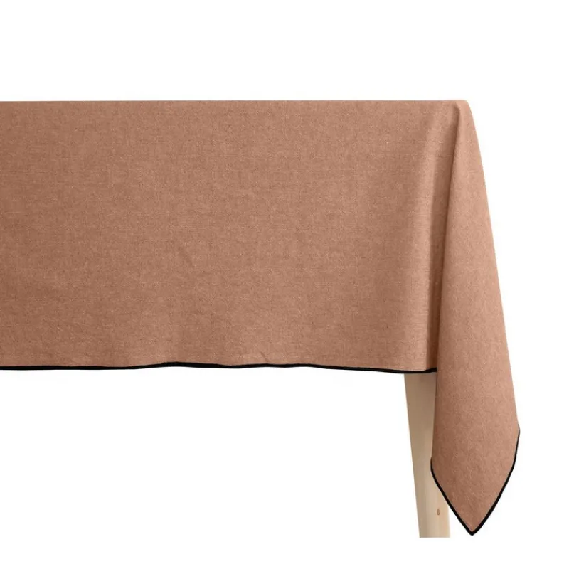 Nappes<Vent du Sud Nappe coton lavé Hono Brun,