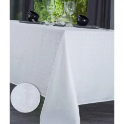 Nappes<Nydel Paris Nappe Damassé Uni Blanc Venezia,
