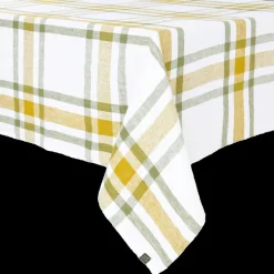 Nappes<HAOMY TEXTILE Nappe en lin Capri Citrus, Haomy