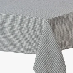 Nappes<HAOMY TEXTILE Nappe en Lin Piana Pigeon, Haomy