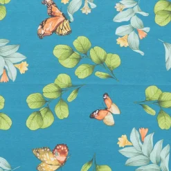 Nappes<Sud Etoffe Nappe enduite Océan Papillon,