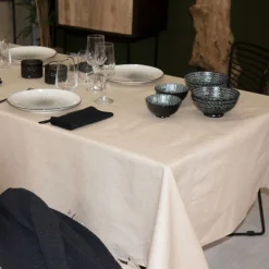 Nappes<Sud Etoffe Nappe enduite Palace Lino,