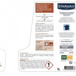 Sols<STARWAX Nettoyant concentré parquet & sols stratifiés,
