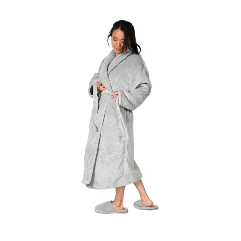 Peignoirs<SENSEI Peignoir mixte Polaire Bolsta Gris Cendré,