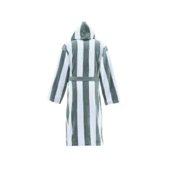 Peignoirs<SENSEI Peignoir mixte rayé velours Antigua Lichen,