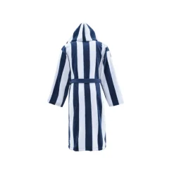 Peignoirs<SENSEI Peignoir mixte rayé velours Antigua Indigo,