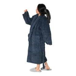 Peignoirs<SENSEI Peignoir polaire Warm Wool Bleu Nuit,