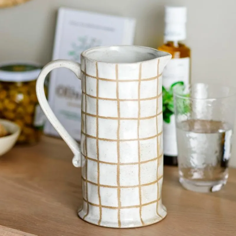 Pichets Et Brocs<Bloomingville Pichet en Grès H21cm Eglantine,