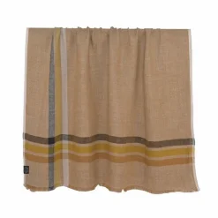 Plaids Et Couvre-Lits<HAOMY TEXTILE Plaid en Lin Malibu Daim, Haomy