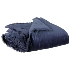 Plaids Et Couvre-Lits<VIVARAISE Plaid Fara Marine,