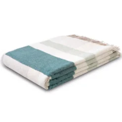 Plaids Et Couvre-Lits<Biederlack Plaid Teal Charming 150 x 200 cm,