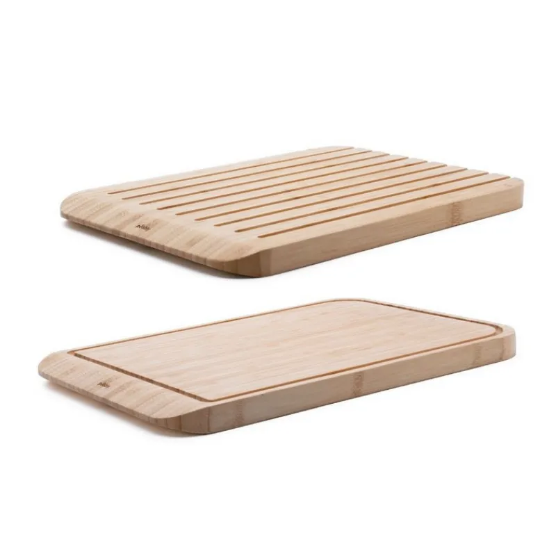 Planches En Bois<PEBBLY Planche Réversible 2 en 1 en Bambou,
