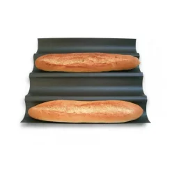Moules Anti-Adhérent|Machines À Pain<GOBEL Plaque à baguettes,