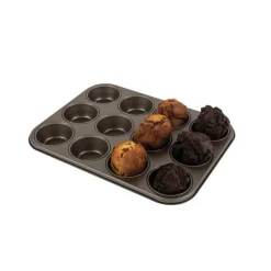 Moules À Pâtisserie|Moules Anti-Adhérent<GOBEL Plaque antiadhérente 12 muffins,