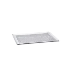 Toiles Patissières<DE BUYER Plaque de cuisson perforée bords pincés,