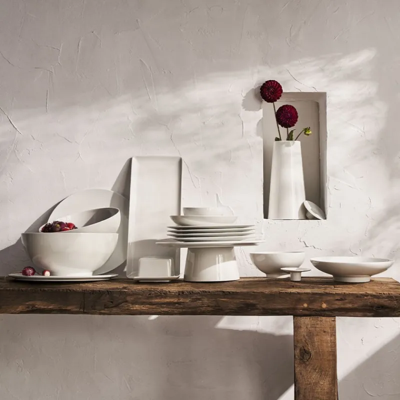 Les Plats De Service<Degrenne Paris Plat à cake Modulo Blanc,