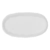 Les Plats De Service<Côté Table Plat ovale en faïence blanc 43 x 24 cm Darcy,
