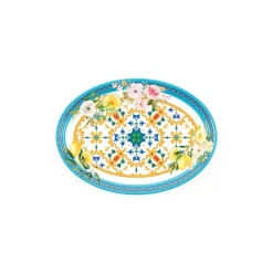 Les Plats De Service<GUZZINI Plat ovale Flower & Lemon,