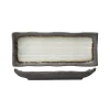 Les Plats De Service<Cosy & Trendy Plat rectangulaire en porcelaine 11 x 28 cm Stone,