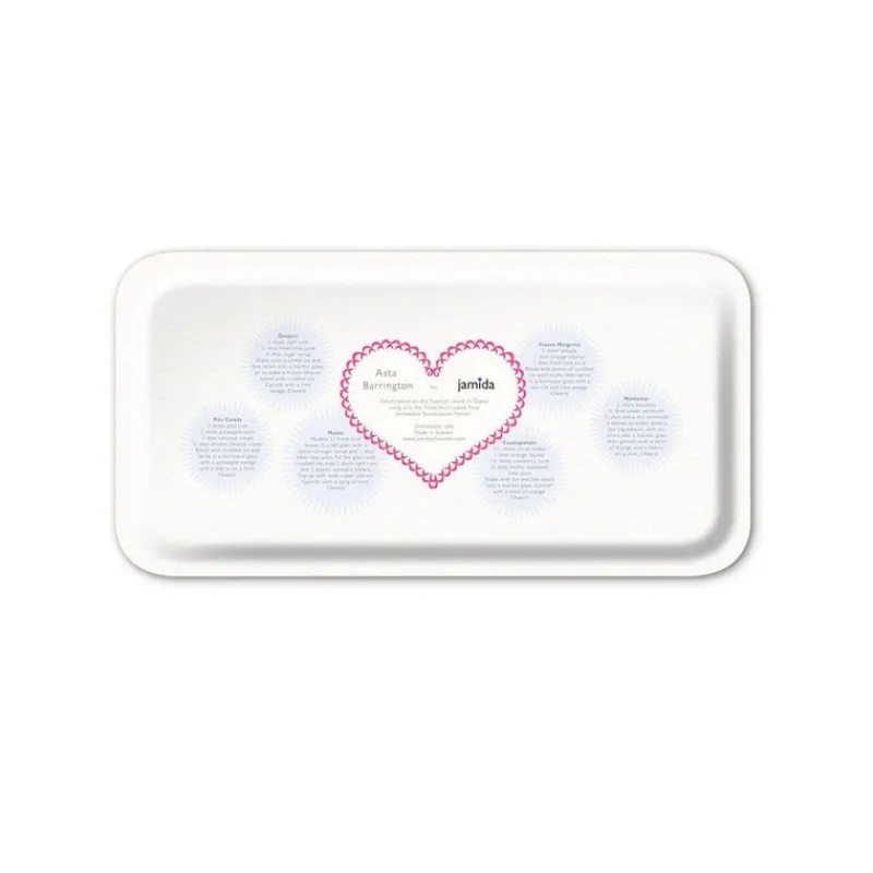 Les Plateaux<Jamida Plateau apéritif rectangulaire "Cocktail" multicolore,