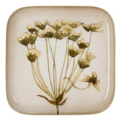 Les Plateaux|Les Plats De Service<Côté Table Plateau en fer 16 cm Fleur,