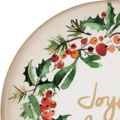 Les Plateaux<Côté Table Plateau en fer 35 cm Joyeux Noël,