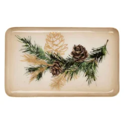 Les Plateaux|Les Plats De Service<Côté Table Plateau en fer 15 x 25 cm Epicéa,