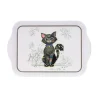Les Plateaux<Kiub Plateau en mélamine Kook Chat Noir,