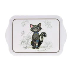 Les Plateaux<Kiub Plateau en mélamine Kook Chat Noir,