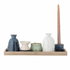 Photophores, Bougeoirs Et Chandeliers|Objets Insolites<Bloomingville Plateau Longo avec photophores,