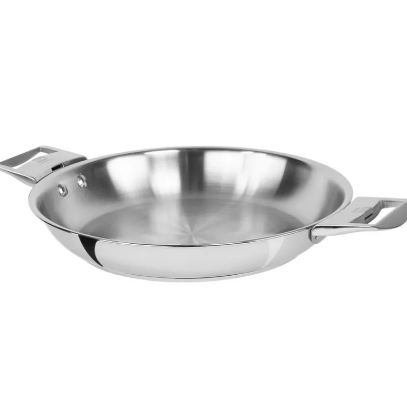 Poêles Inox<CRISTEL Poêle 24cm amovible inox Casteline,