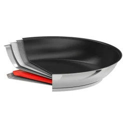 Poêles Anti-Adhérentes<CRISTEL Poêle ovale 35cm amovible anti adhérent Mutine,