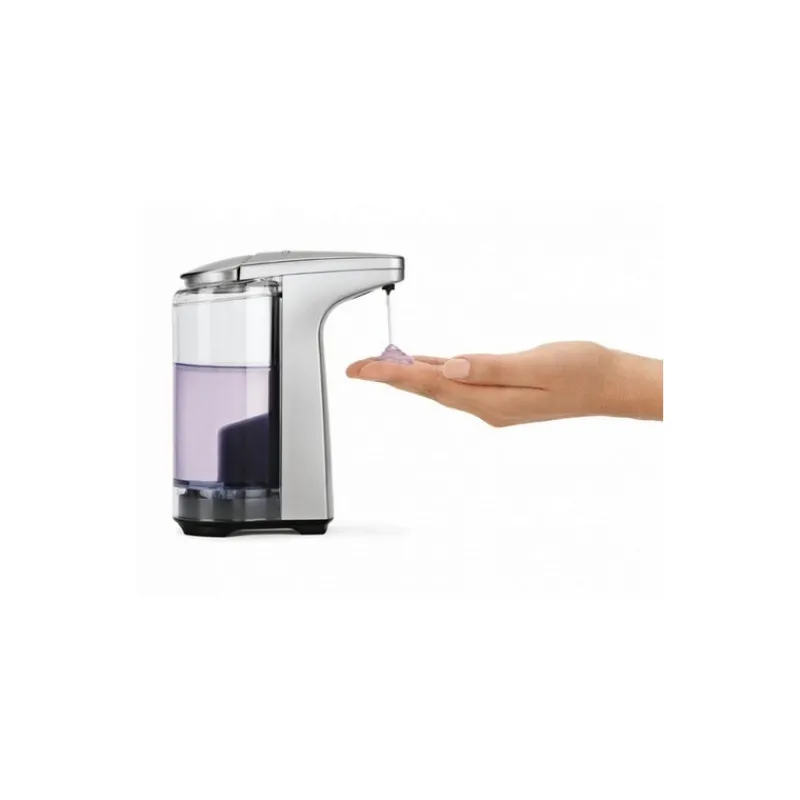 Coin Lavabo<Simplehuman Pompe à savon à capteur Nickel,