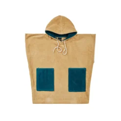 Le Textile Pour Enfant<SENSEI Poncho de bain enfant en velours Beach Miel,