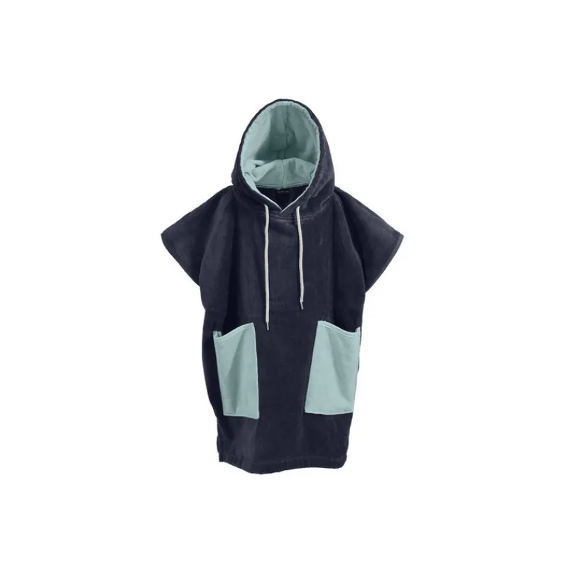 Le Textile Pour Enfant<SENSEI Poncho de bain enfant velours Beach Bleu Nuit,