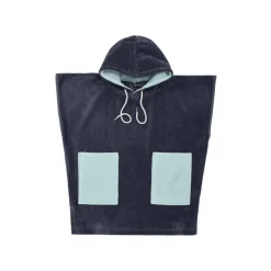 Le Textile Pour Enfant<SENSEI Poncho de bain enfant velours Beach Bleu Nuit,