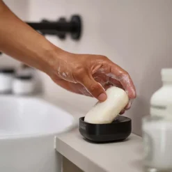 Coin Lavabo|Coin Douche Et Bain<JOSEPH JOSEPH Porte Savon Compact Slim Noir,