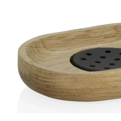 Coin Lavabo<Andrea House Porte Savon en bois de Chêne,