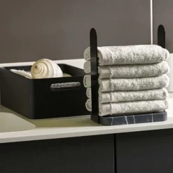 Coin Lavabo|Coin Douche Et Bain<Aquanova Porte Serviette Invité Néro noir,