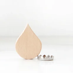 Coin Lavabo|Coin Douche Et Bain<Chamarrel Porte-savon aimanté goutte en bois ,