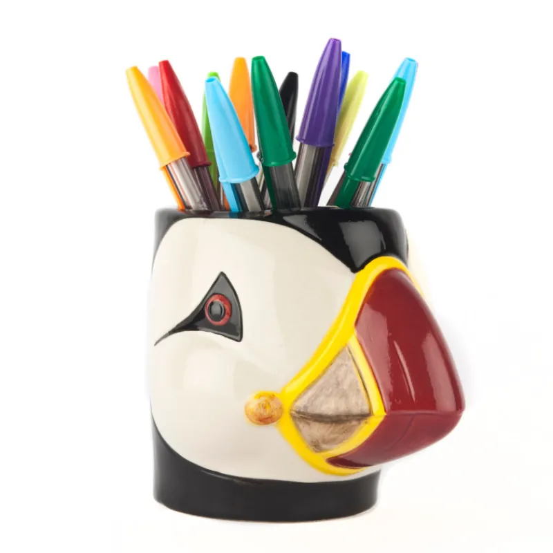 Vases|Objets Insolites<Quail Ceramics UK Pot à crayon Macareux,